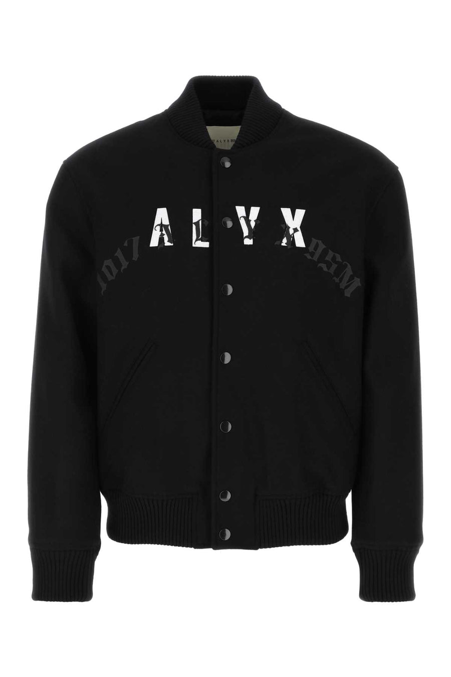 Alyx Exterior: 80% Wool 20% Nylon; Lining: 100% Viscose jacket in black