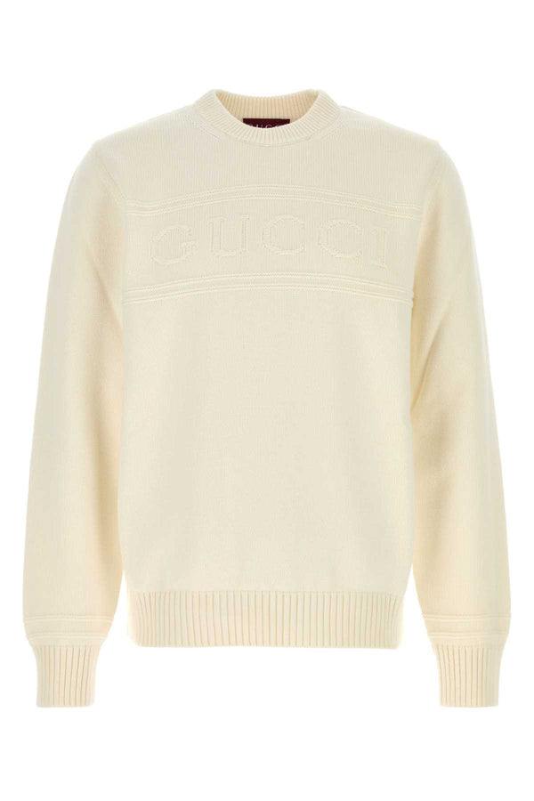 Gucci 85% Cotton sweater in white