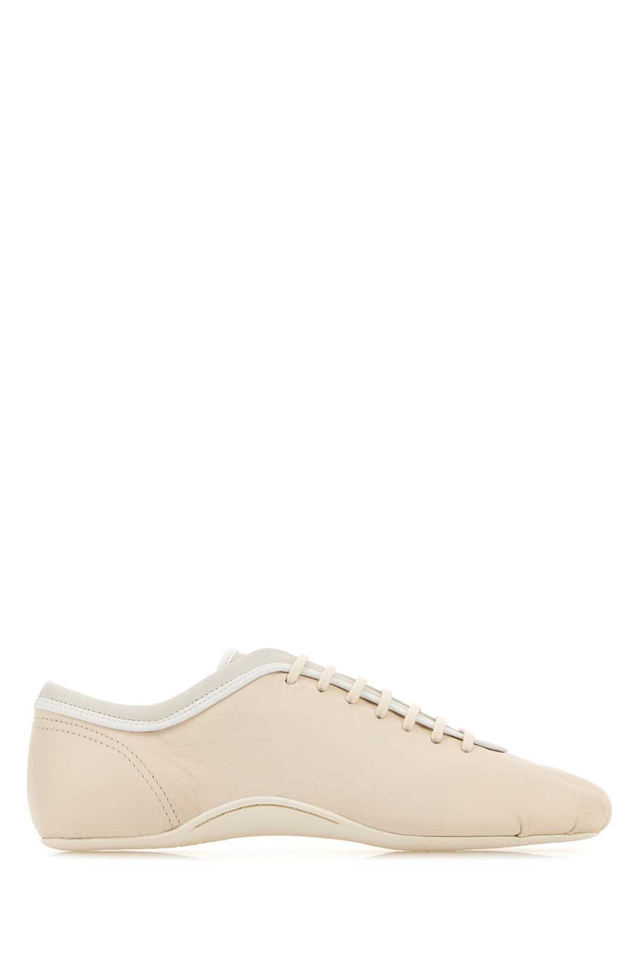 Dries Van Noten Exterior: 100% Leather sneaker in beige