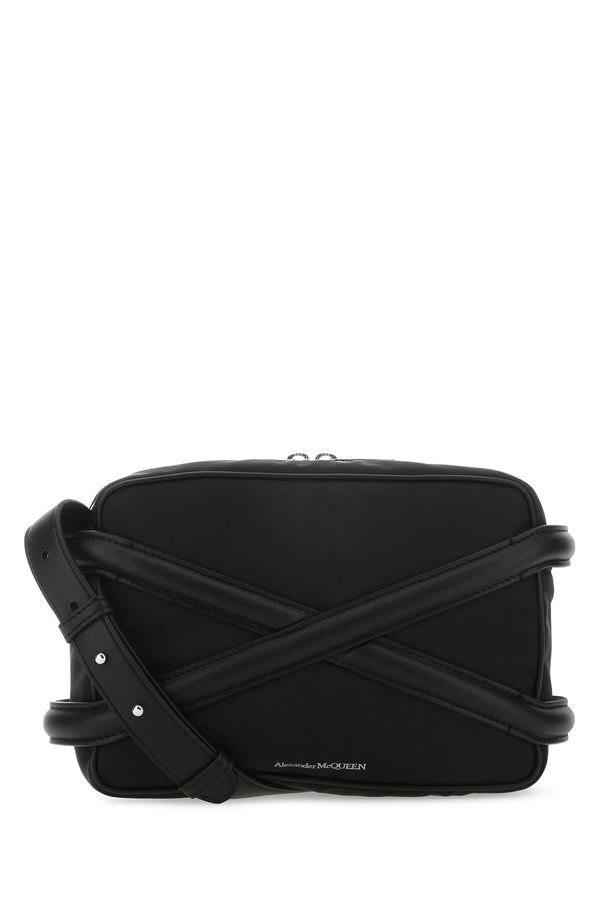 Alexander McQueen Leather crossbody bag in black