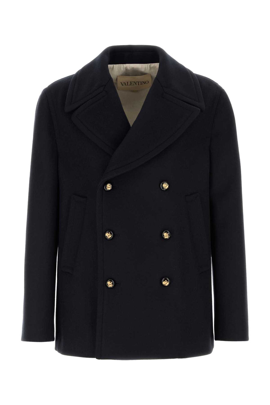 Valentino Garavani Wool 100% coat in black