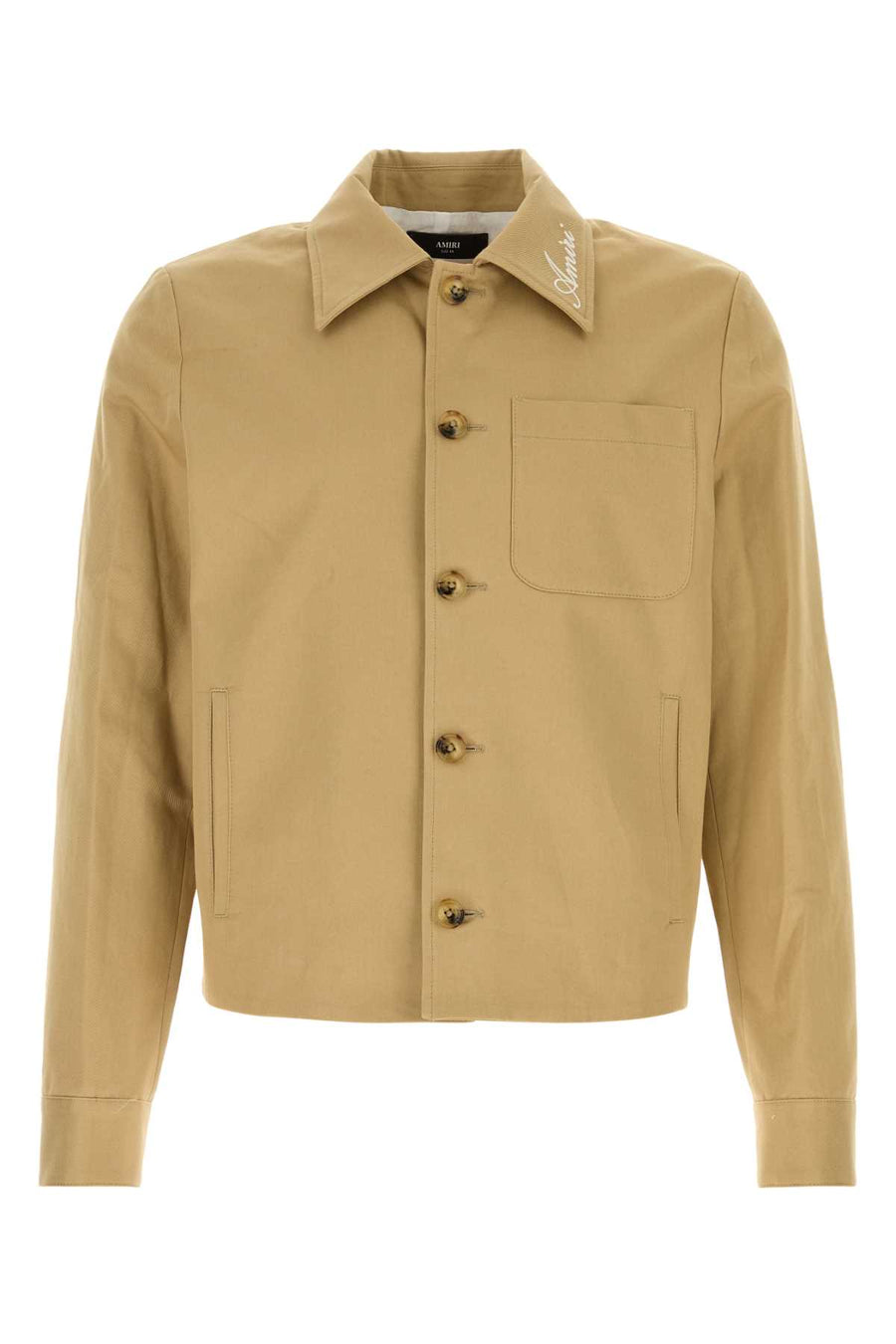 Amiri Collar Exterior: 100% Cotton; Lining: 100% Viscose jacket in beige