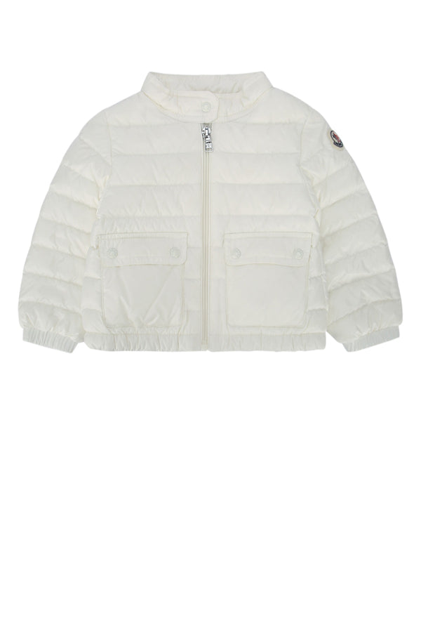 Moncler Jr Jacket Synthetic down jacket in white