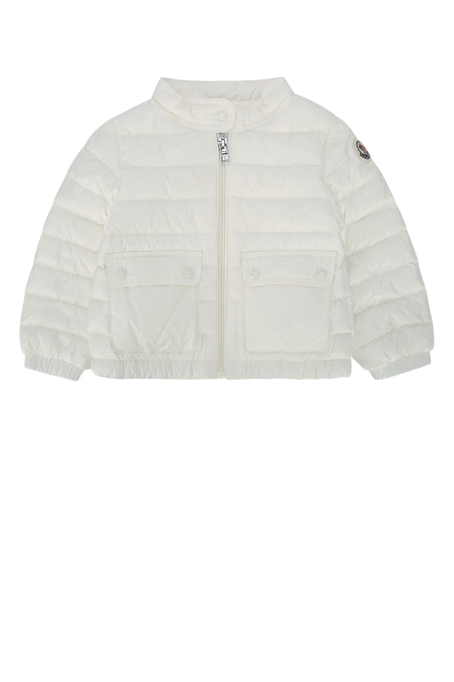 Moncler Jr Jacket Synthetic down jacket in white