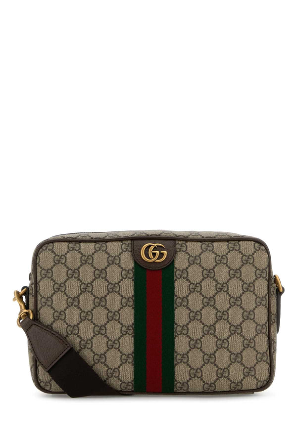 Gucci With 82% Polyurethane crossbody bag in beige
