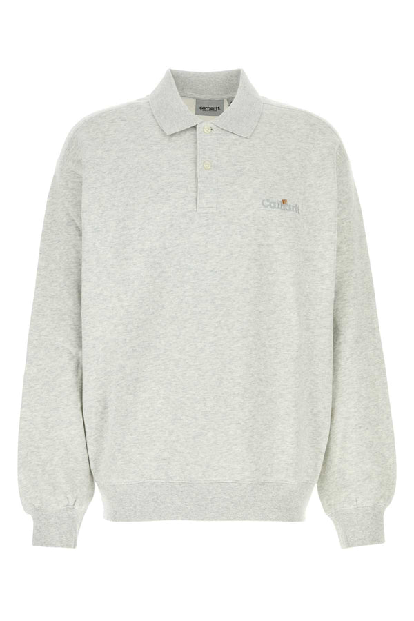 Carhartt Wip Label 100% Cotton sweatshirt in gray