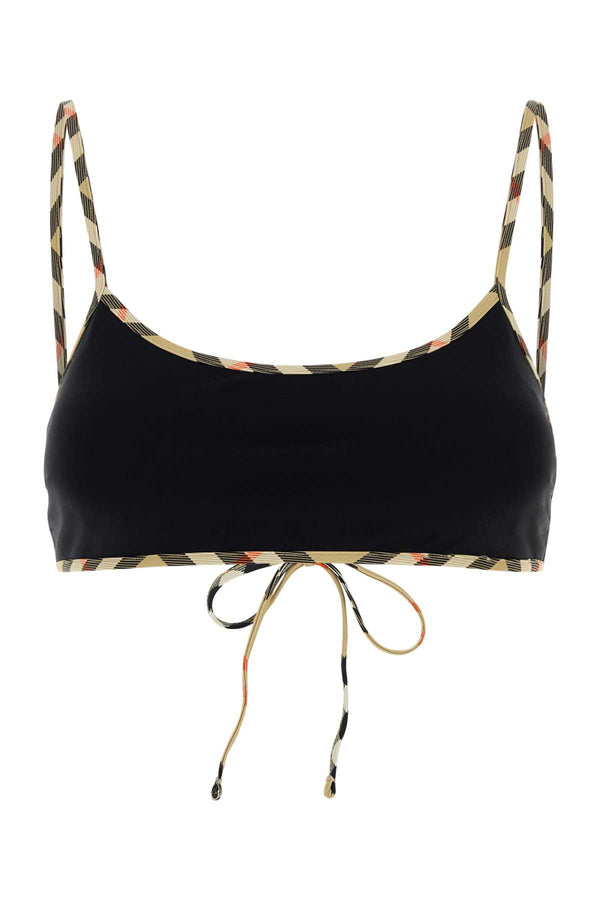 Burberry 73% Polyamide (Nylon) bikini top in black