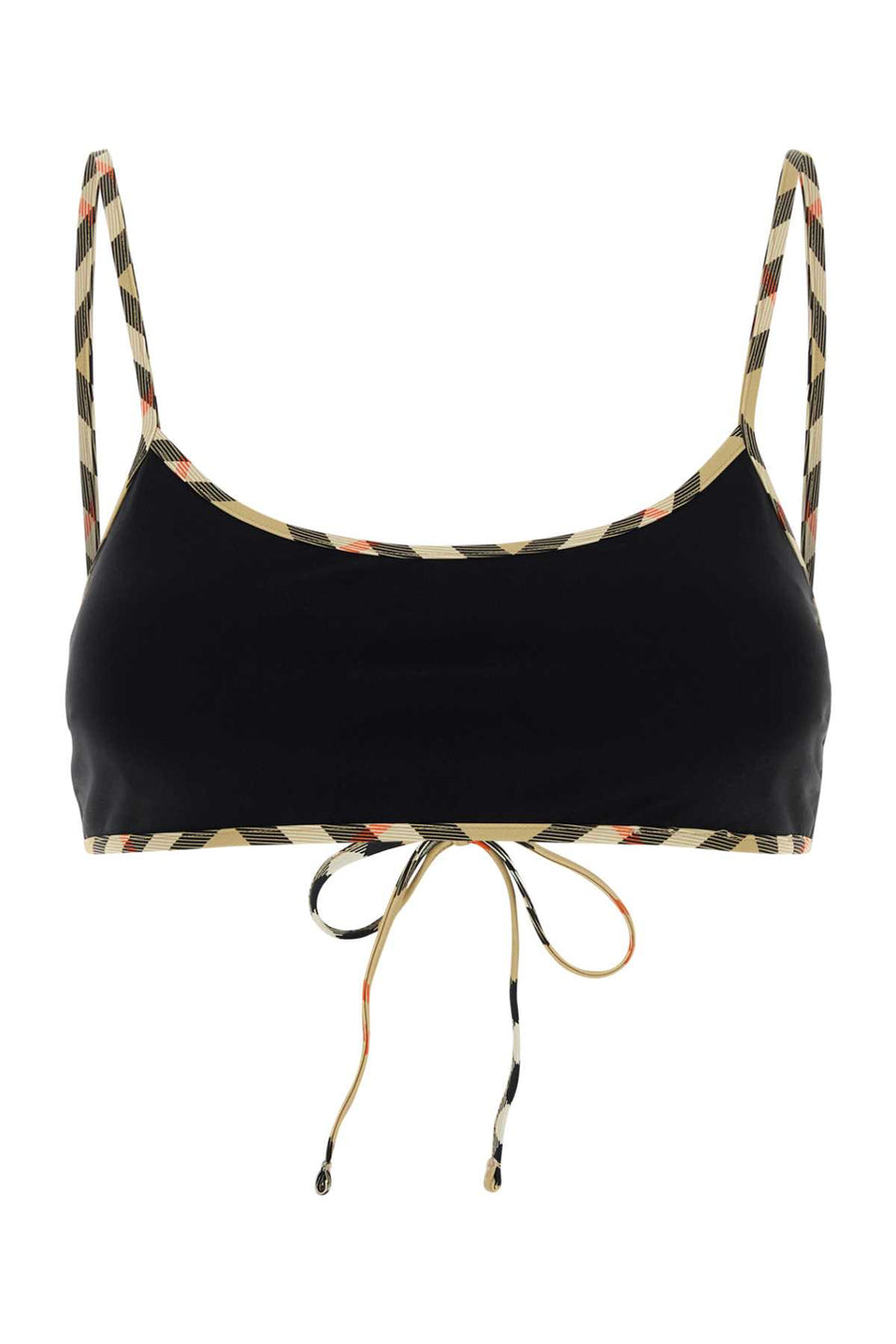 Burberry 73% Polyamide (Nylon) bikini top in black