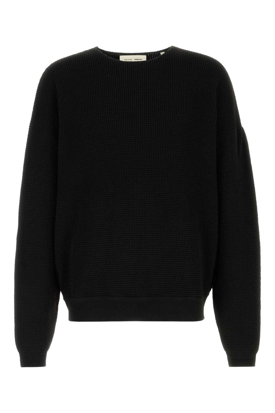 Fear Of God Essential Crewneck 88% Polyester sweater in black