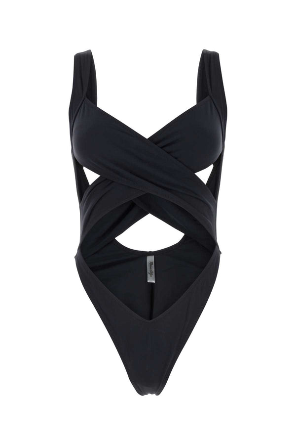 Reina Olga Bagno Exterior: 78% Nylon 22% Elastane; Lining: 78% Nylon 22% Elastane trikini in black