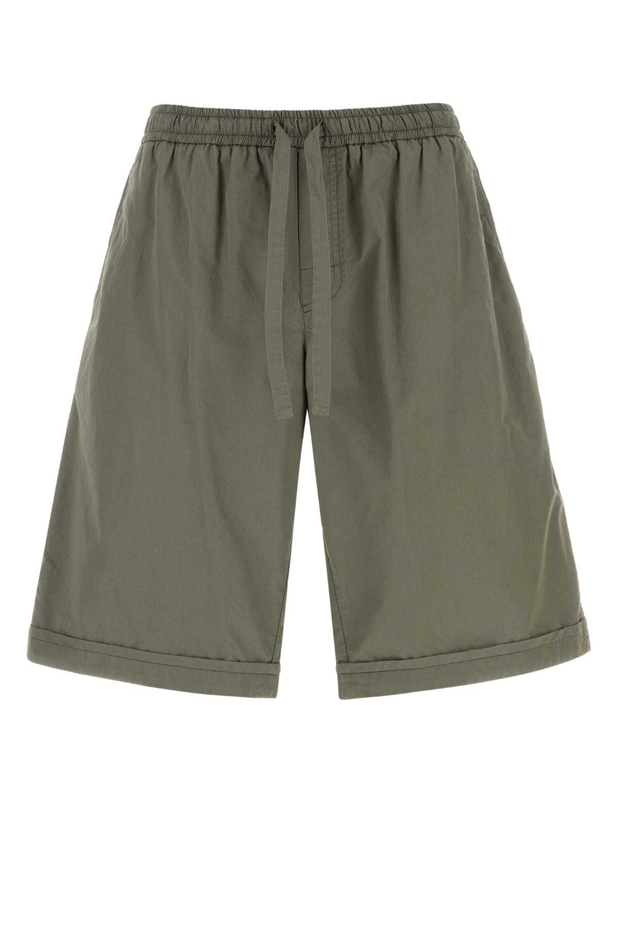 Dolce & Gabbana 100% Cotton bermuda shorts in green