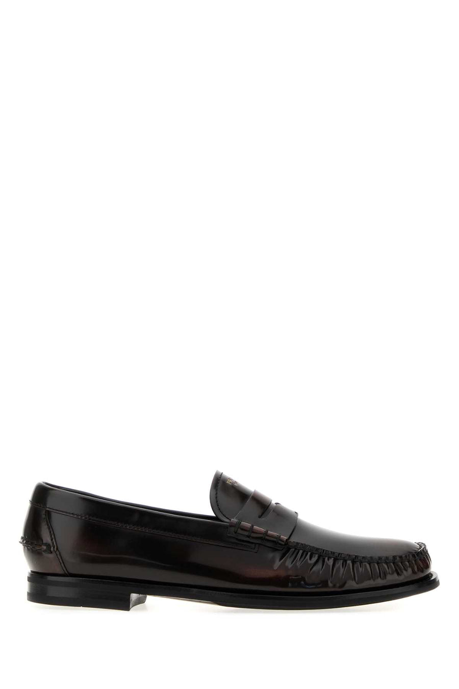 Prada Exterior: 100% Leather loafer in brown