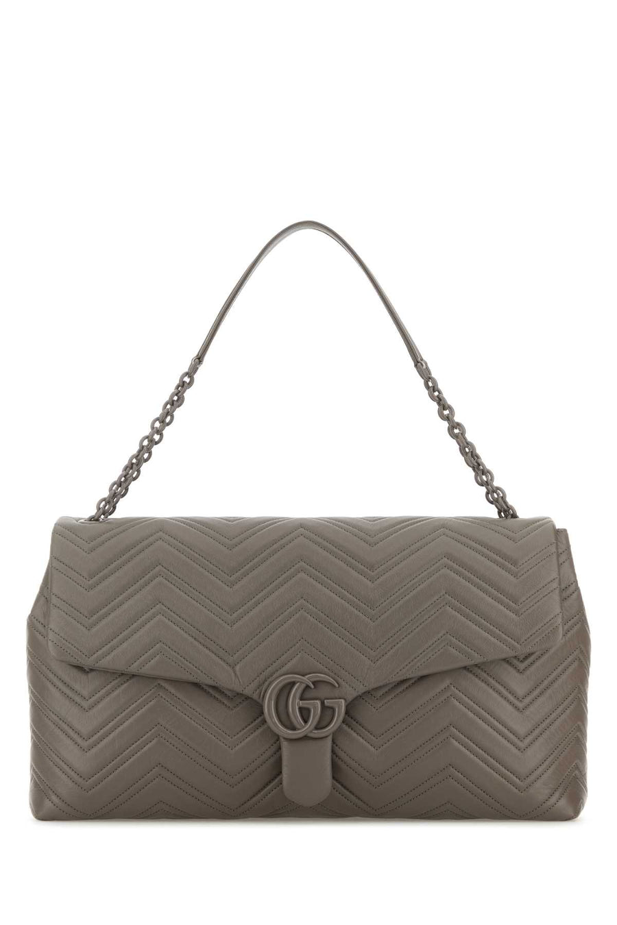 Gucci Marmount Exterior: 100% Leather shoulder bag in gray