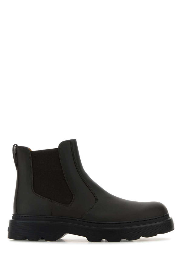 Tod's Carrarmato Exterior: 100% Leather chelsea boot in brown