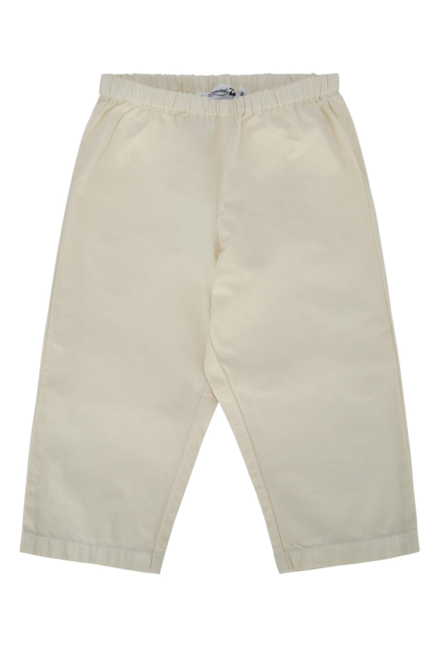 Bonpoint Bandy 100% organic cotton trousers in beige