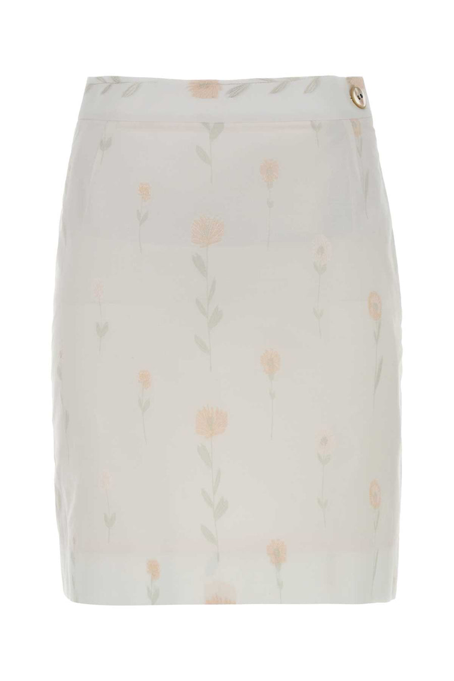 Vivienne Westwood Skirt Exterior: 93% Cotton 7% Viscose; Lining: 100% Viscose skirt in white