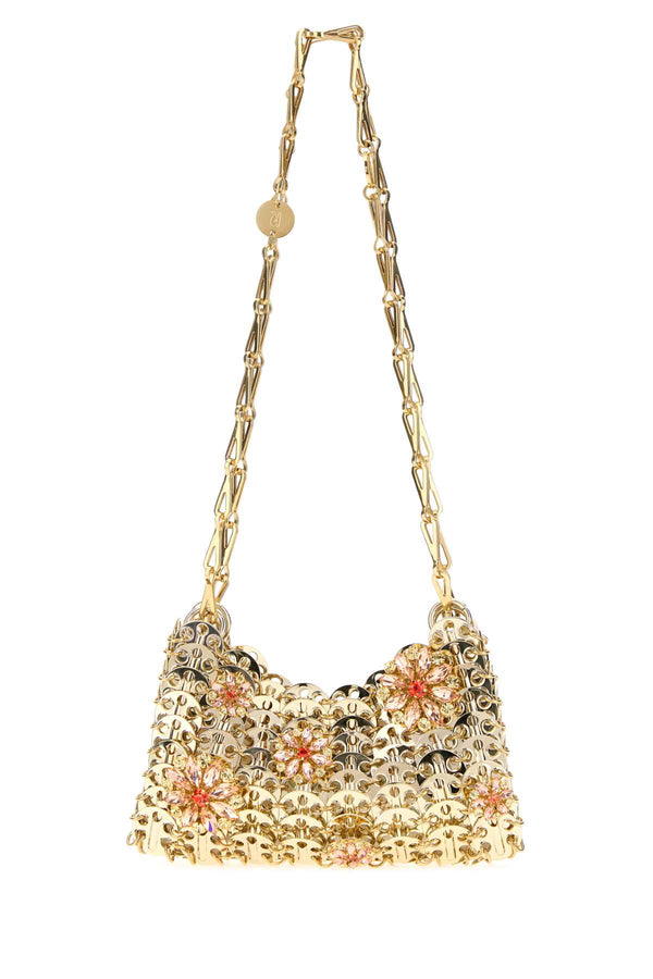 Rabanne 100% Metal shoulder bag in gold