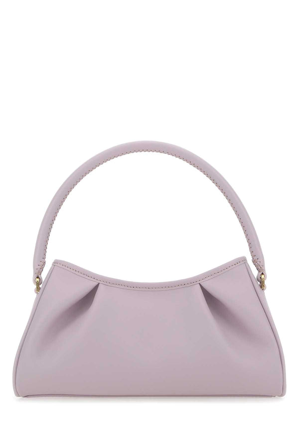 Elleme Exterior: 100% Bovine leather shoulder bag in purple