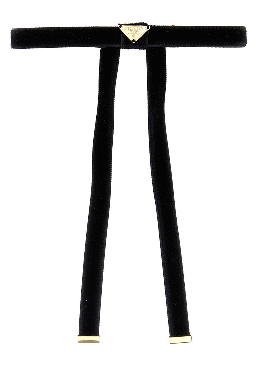 Prada Capelli 100% Fabric hair clip in black