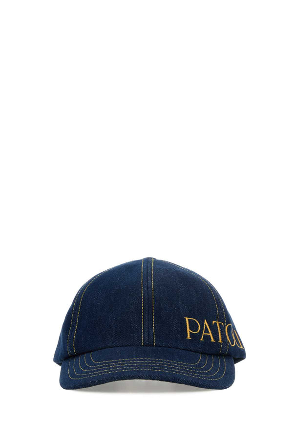 Patou CAPPELLO 92% Cotton baseball cap in blue