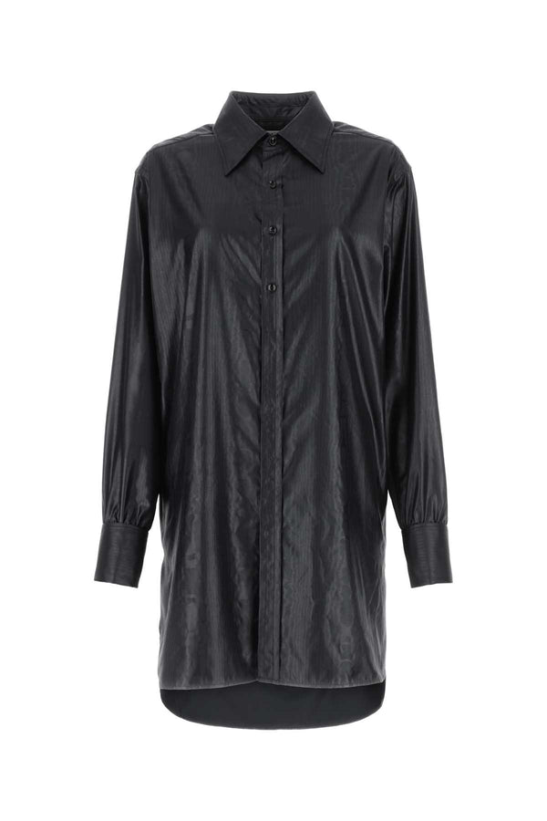 Maison Margiela 100% Polyester shirt in black