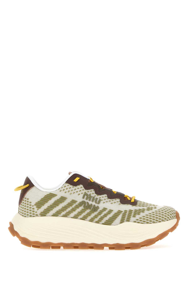 Miu Miu Exterior: 100% Fabric; Interior: 100% Fabric; Sole: Rubber sneaker in multicolor