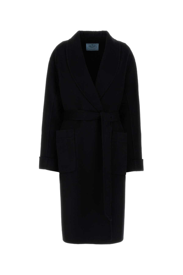 Prada 20% Wool coat in black