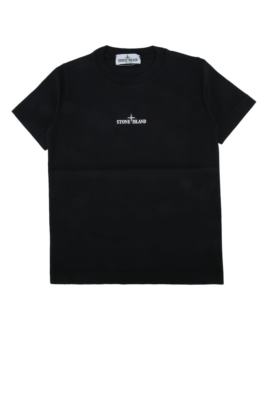 Stone Island Kids 100% Cotton t-shirt in black
