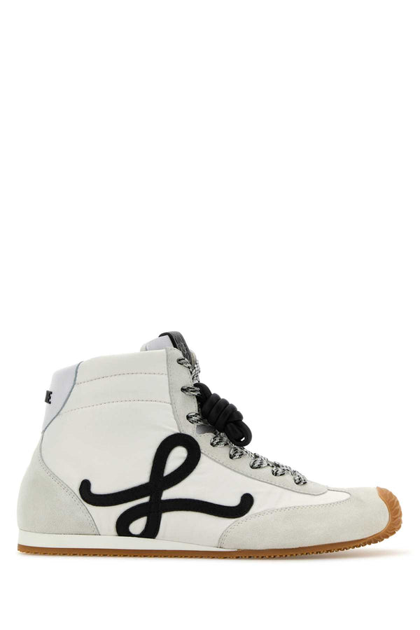 Loewe Whiteblack Exterior: 100% Nylon sneaker in white