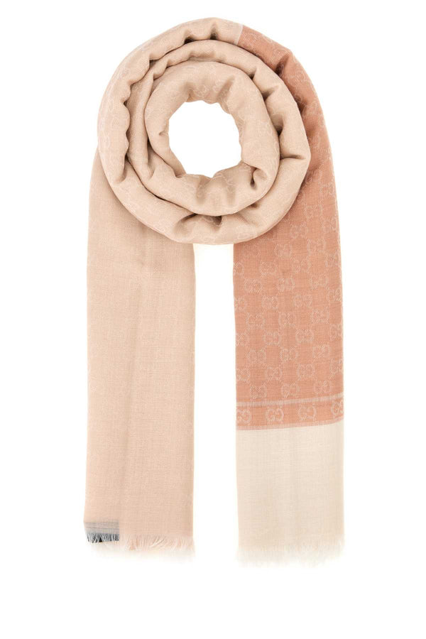 Gucci 50% Cashmere scarf in pink