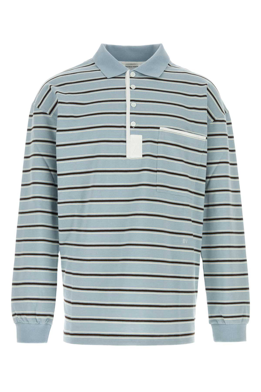 Bottega Veneta 100% Cotton polo in blue