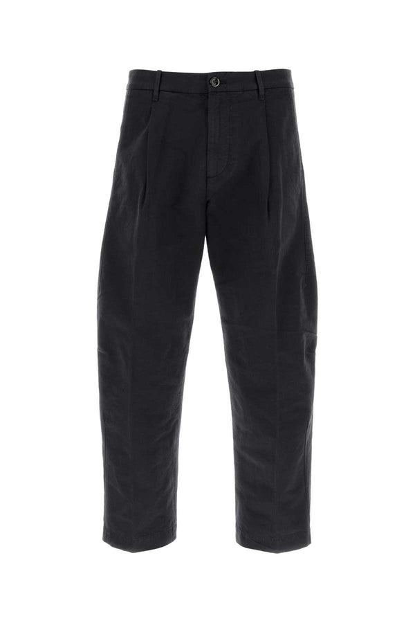 Nine In The Morning 100% Cotton trousers in navy