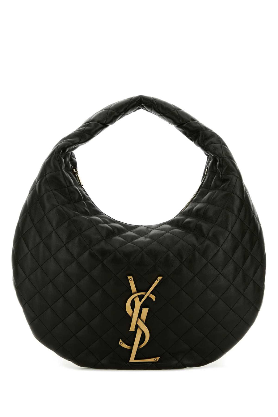 Saint Laurent Icare Exterior: 100% Lamb shoulder bag in black