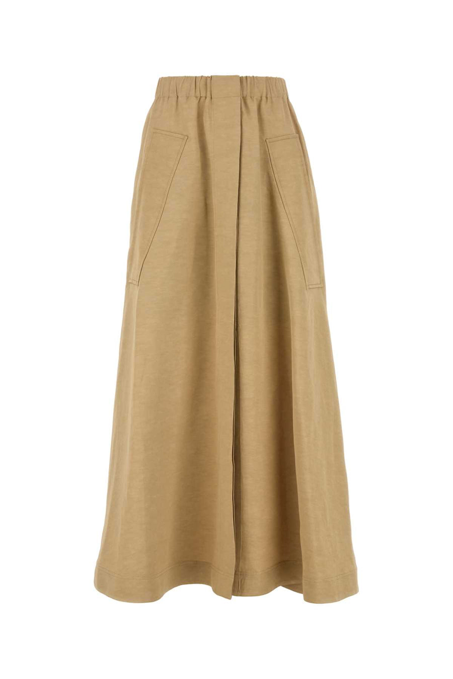 Italist 75% Viscose skirt in beige