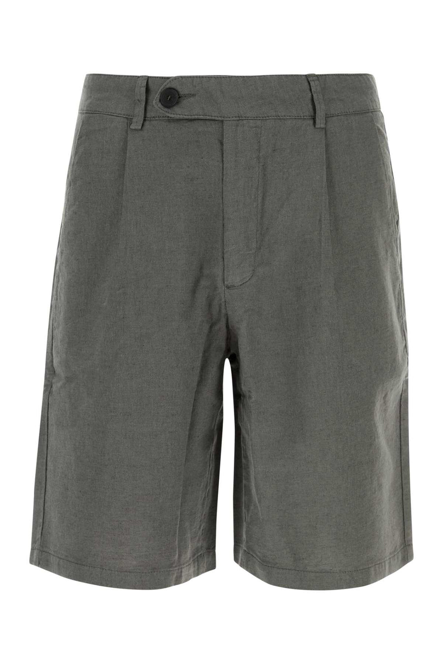 Gimaguas Shorts 60% Linen 40% Cotton bermuda shorts in gray
