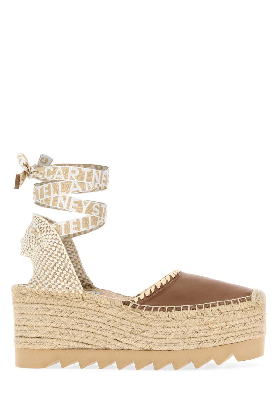 Stella McCartney Gaia Exterior: 100% Fabric espadrille in tan