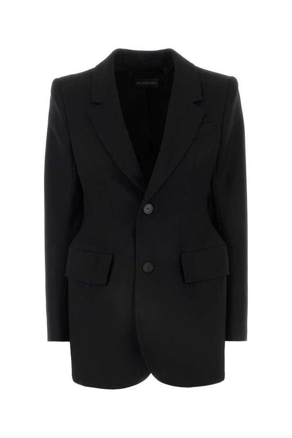 Balenciaga Wool 100% blazer in black