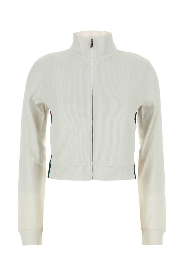 Gucci 51% Polyester sweatshirt in white