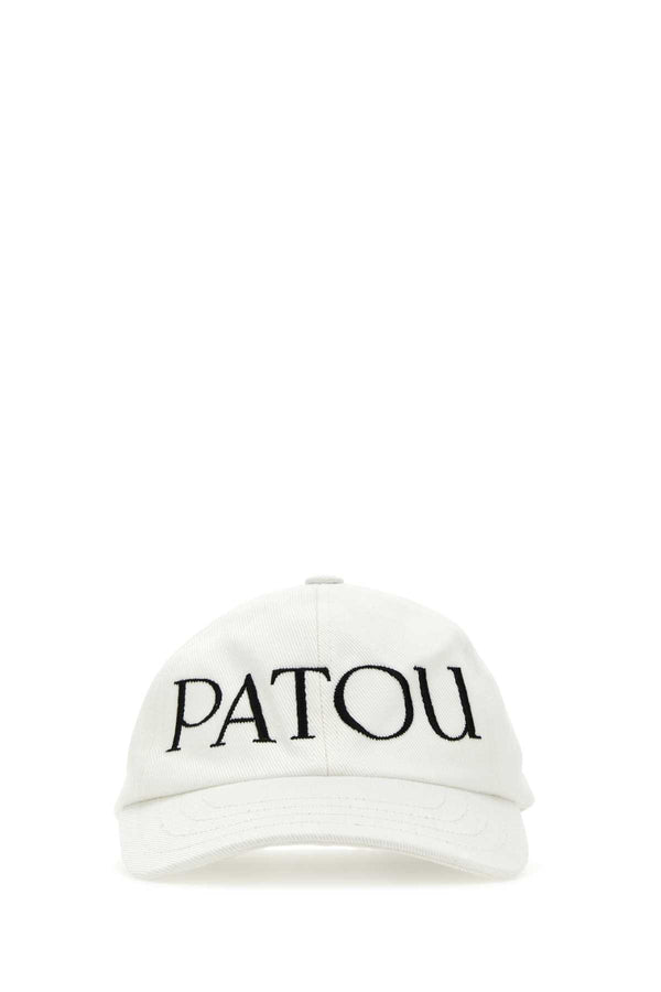 Patou CAPPELLO 100% Cotton baseball cap in white