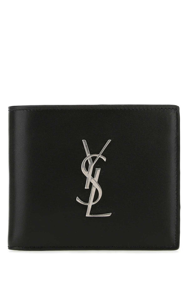Saint Laurent Calf skin wallet in black