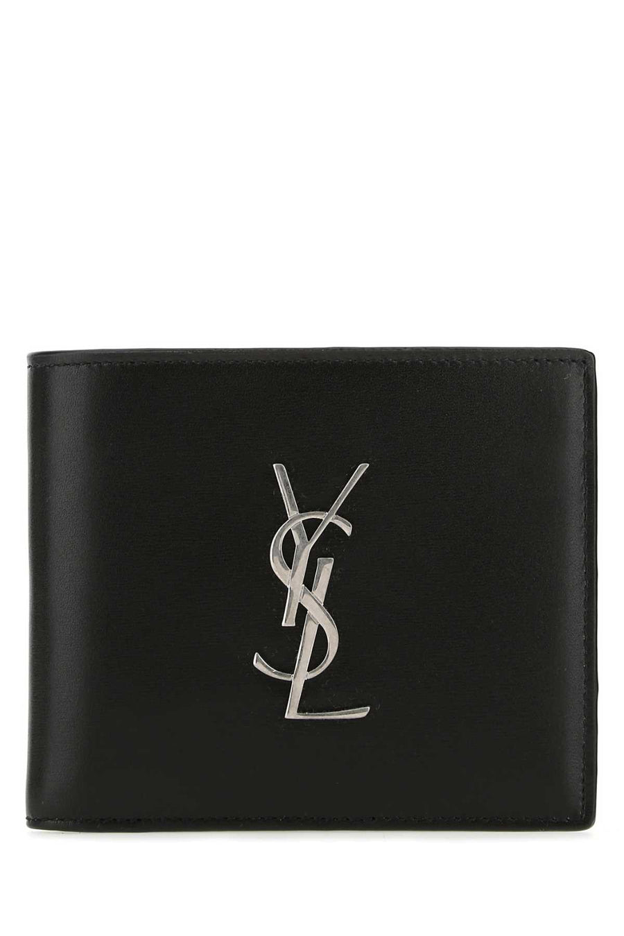 Saint Laurent Calf skin wallet in black
