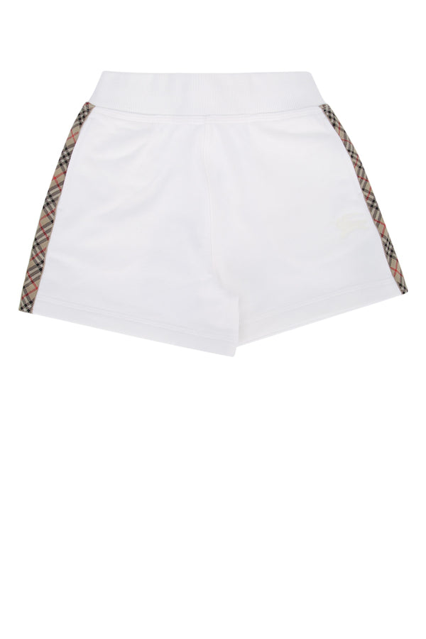 Burberry Jr Caterina 100% cotton shorts in white