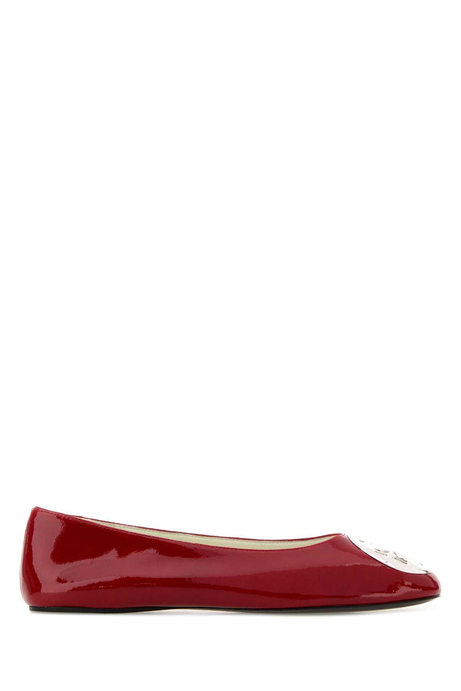 Tory Burch Ballet Exterior: 100% Leather ballet flat in red