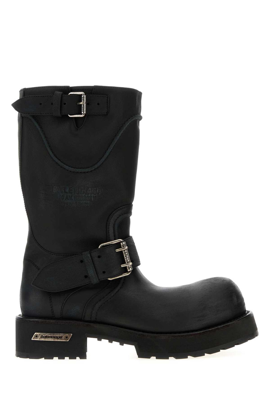 Balenciaga Boot T Domesticated Calf Leather 100% boot in black