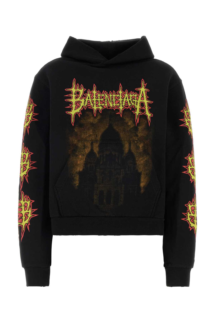 Balenciaga Hoodie Cotton 100% hoodie in black