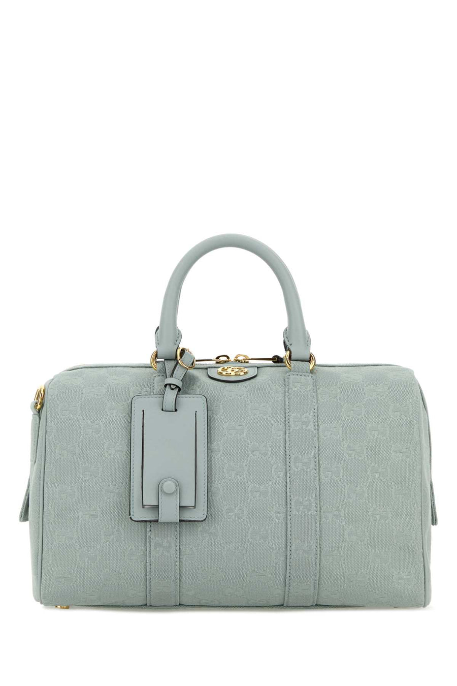 Gucci With Exterior: 100% Fabric; Lining: 100% Fabric; Finishing: Golden metal shoulder bag in green
