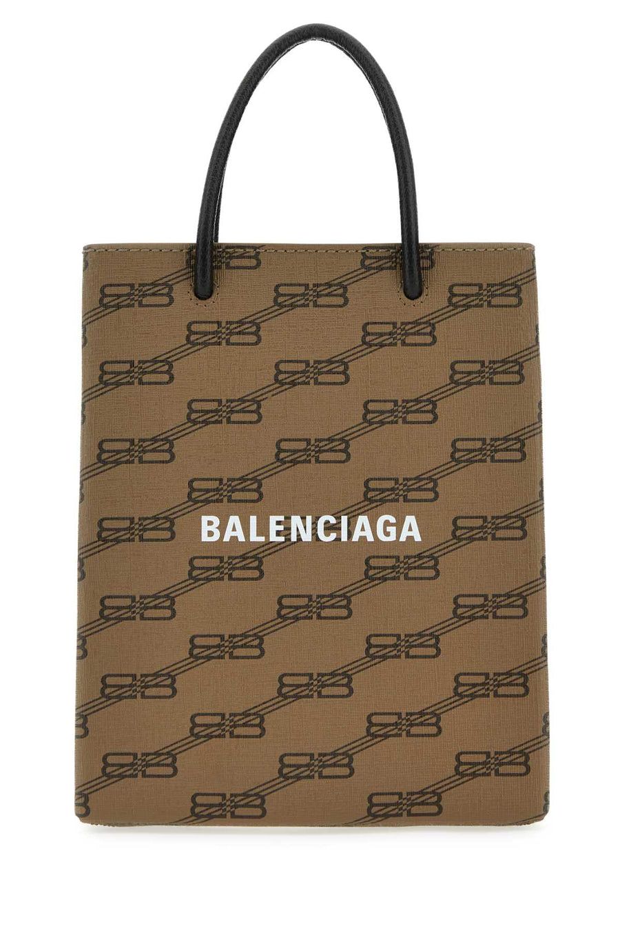 Balenciaga 69% Polyurethane tote bag in beige