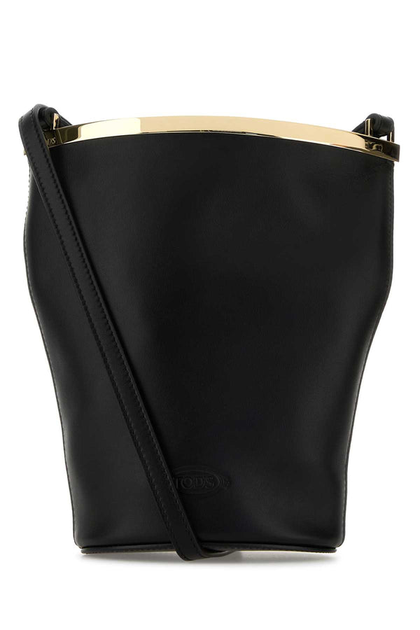 Tod's Secchiello Calf leather bucket bag in black