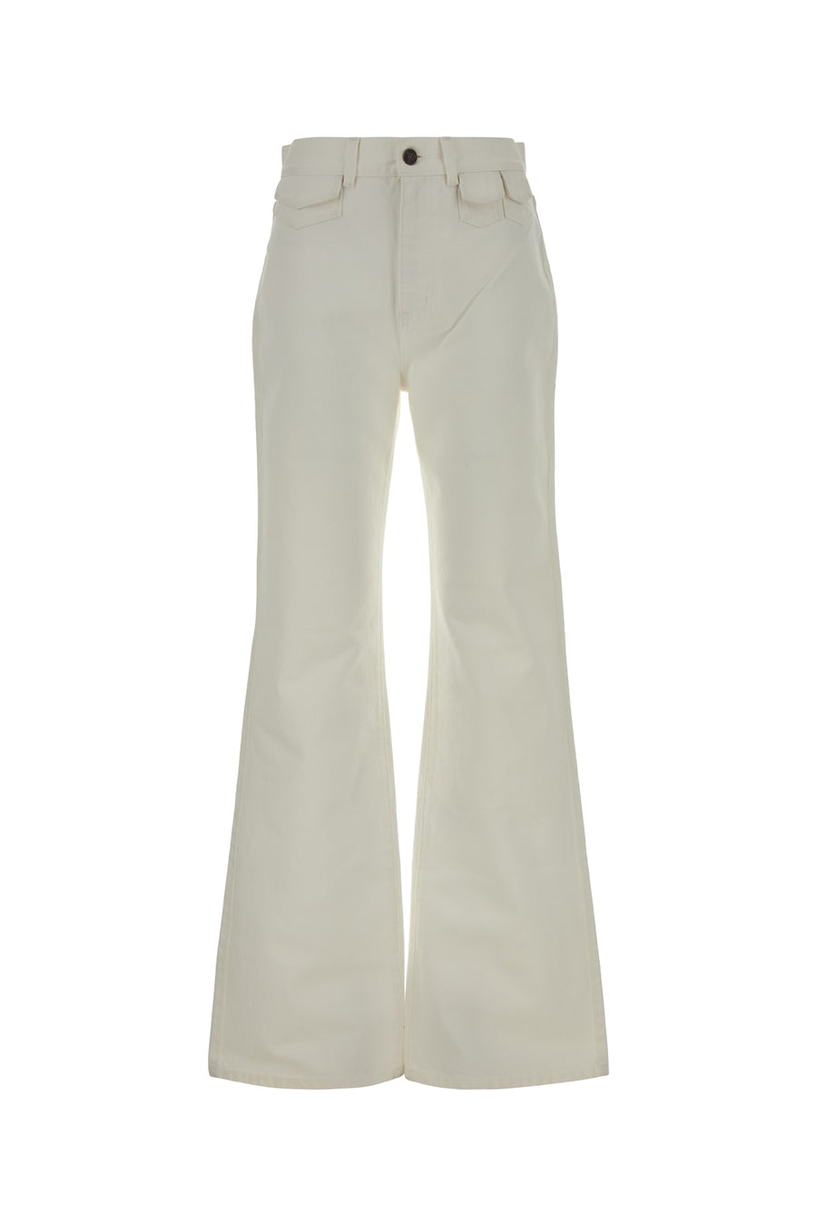 Chloé Flare Denim jeans in white