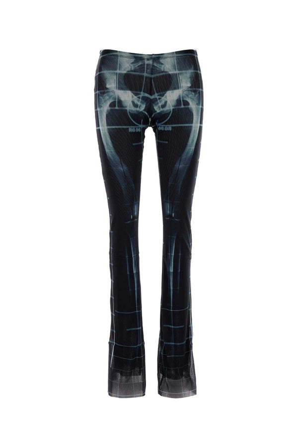 Jean Paul Gaultier Trouser Exterior: 100% Nylon trouser in black